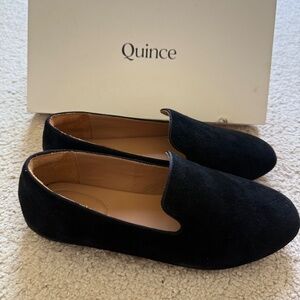 Quince,  black , Italian  slipper loafer, 7